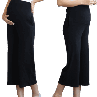 【締め付けなしパンツ】 マタニティ リブパンツ ワイド パンツ リブ ズボン ボトムス 産後 でも 履ける ウエスト 調節 マタニティパンツ 大きいサイズ マタニティーパンツ 妊婦 産前 お出かけ かわいい ルームウェア 部屋着 マタニティ服 マタニティー服