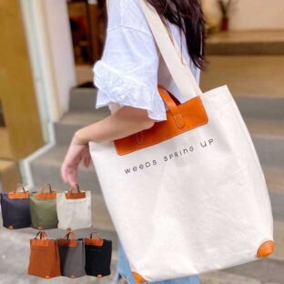 帆布 トートバッグ 大きめ キャンパス ショルダー 本 革 レザー a4 レディース 大学生 メンズ 斜め 通勤 キャンバス生地 おしゃれ かわいい 韓国 風 軽量