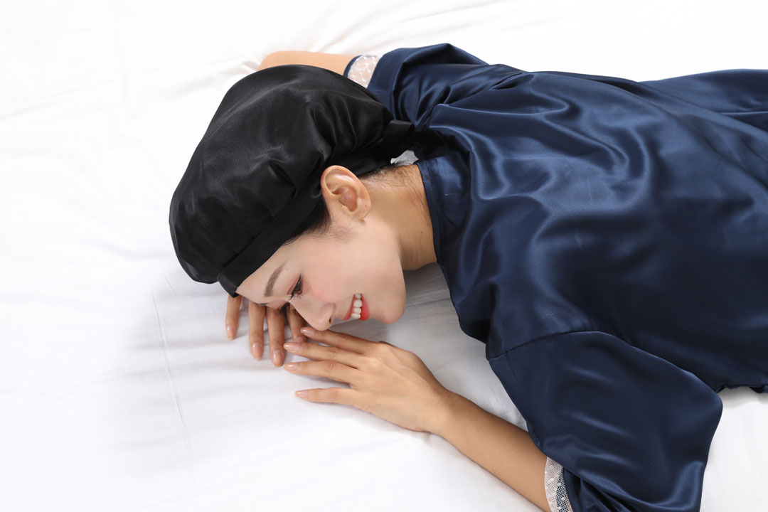 シルクナイトキャップ ナイトキャップ シルク