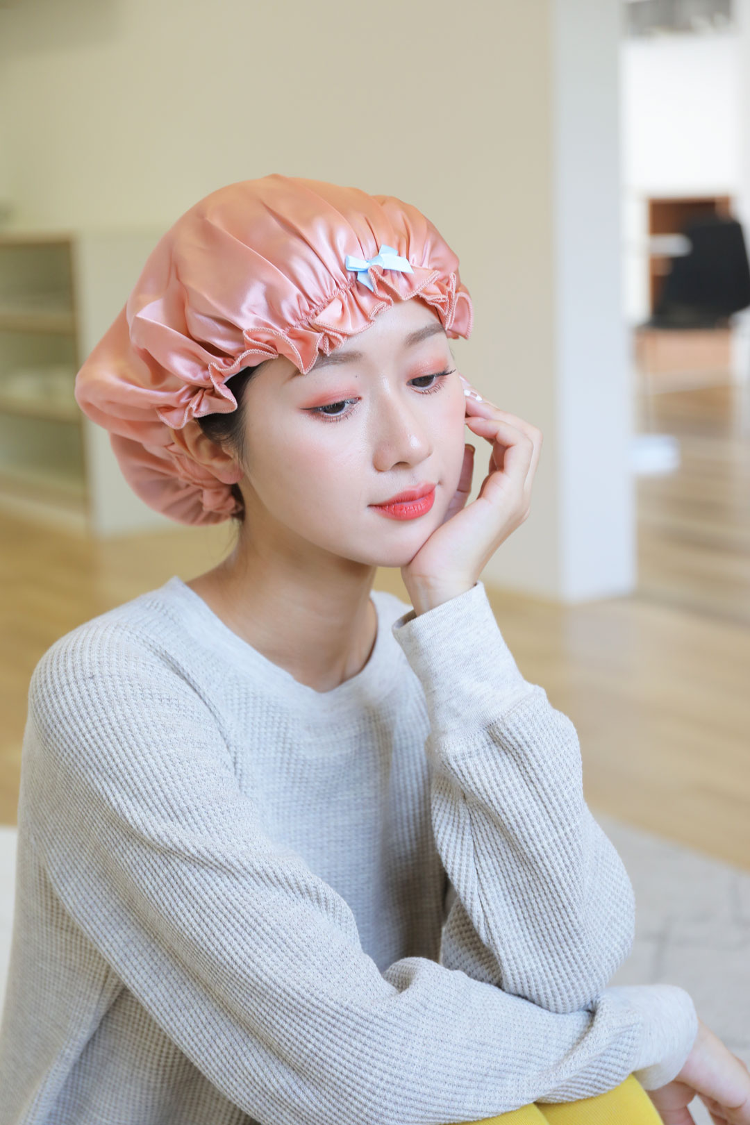 シルクナイトキャップ ナイトキャップ シルク